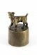 Urna funerária bronzeada Jack Russell Dog
