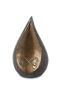 Urna para cinzas 'Infinito' em bronze