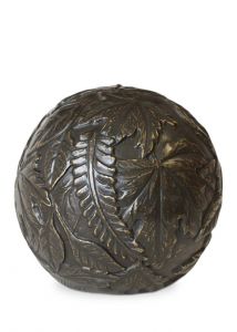 Urna para cinzas em bronze 'Folhas de árvore'