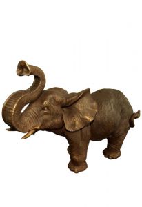 Urna funerária de elefante em bronze