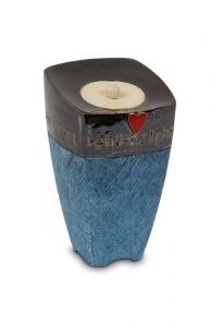 Mini urna de cerâmica feita à mão para cinzas de cremação