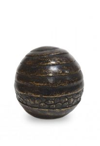 Mini urna cinzas em bronze