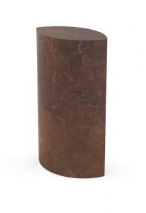 Mini urna funerária em bronze