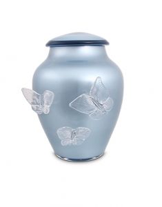 Urna para cinzas de vidro de cristal