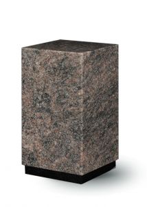 Urna de cinzas de cremação em granito